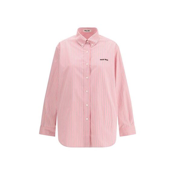 Miu Miu Multicolor Cotton Pattern Women's Shirt